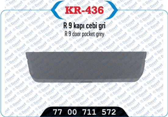 KAYA KR-436 Kapi Cebi Gri R9